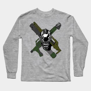 Aliens - Skull and Cross Guns Long Sleeve T-Shirt